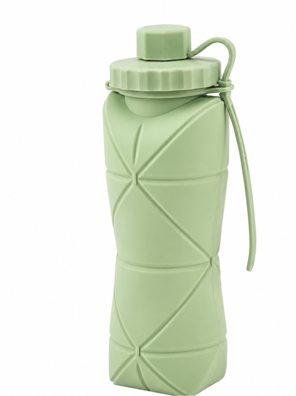 Green Silicone Water Bottle - Home Dining